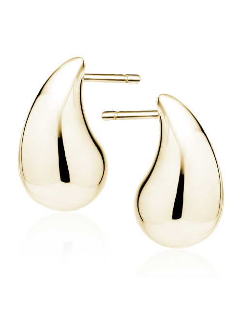 Srebrne pozłacane kolczyki pr.925 korple 13mm