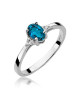 Pierscionek W0301-TOPAZ LONDON BLUE