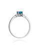 Pierscionek W0301-TOPAZ LONDON BLUE