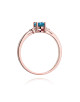 Pierscionek W0301-TOPAZ LONDON BLUE