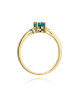 Pierscionek W0301-TOPAZ LONDON BLUE