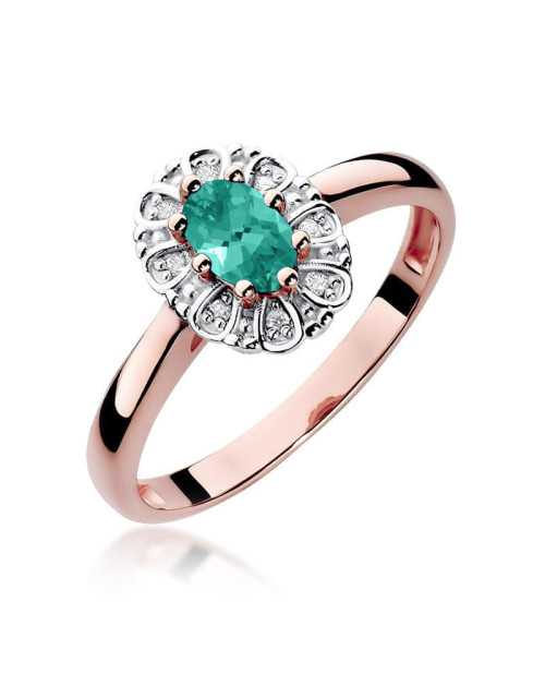 Pierścionek W304-SZMARAGD