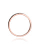 Pierscionek W0306- CZARNE BRYLANTY 0,09ct