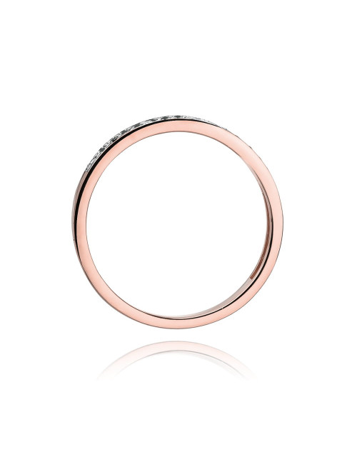 Pierscionek W0306- CZARNE BRYLANTY 0,09ct