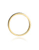 Pierscionek W0306- CZARNE BRYLANTY 0,09ct