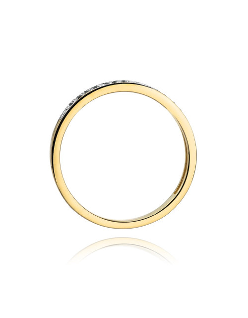 Pierscionek W0306- CZARNE BRYLANTY 0,09ct