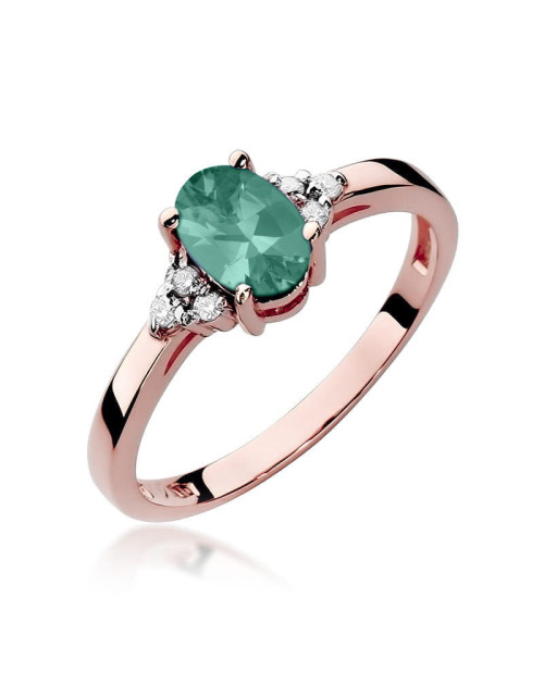 Pierścionek W303-SZMARAGD