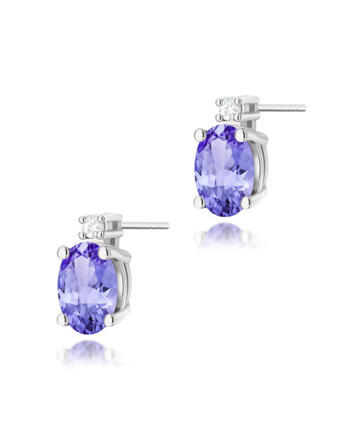 KOLCZYKI K0001B TANZANIT