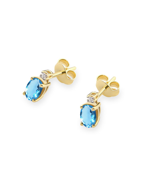 KOLCZYKI K0001 TOPAZ