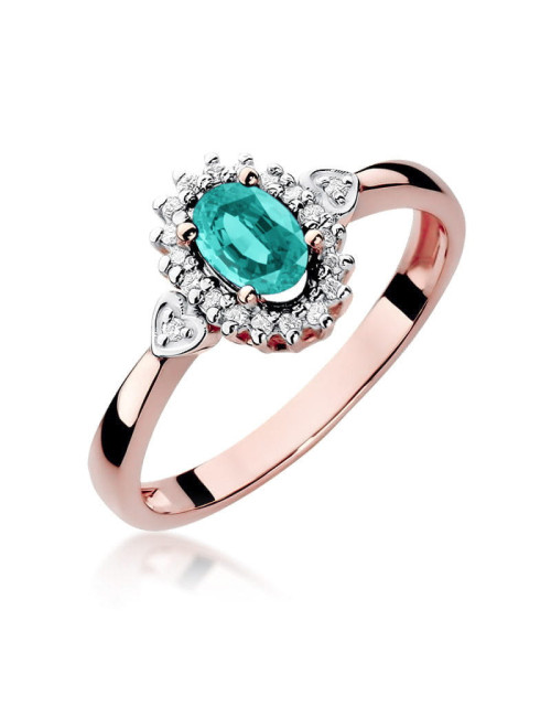 Pierścionek W312-SZMARAGD