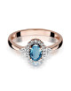 Pierścionek W0312-TOPAZ LONDON BLUE
