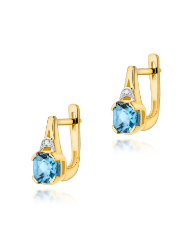 KOLCZYKI K0040 TOPAZ