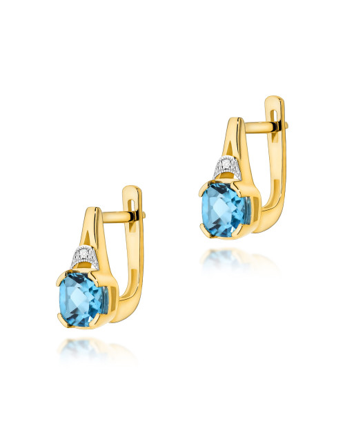 KOLCZYKI K0040 TOPAZ