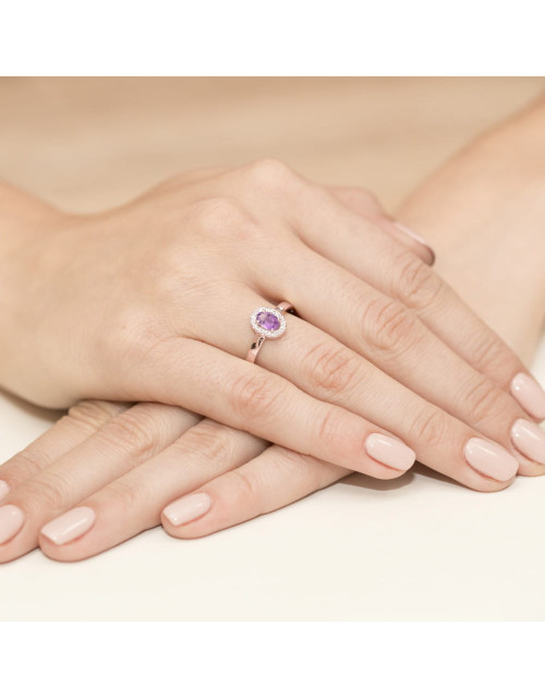 Pierscionek W0330-AMETYST