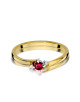 Pierścionek W0346- Rubin 0,15 ct