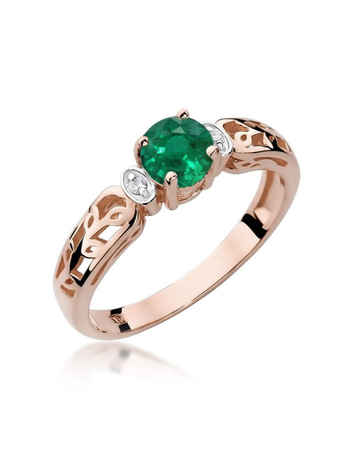 Pierscionek W014- SZMARAGD