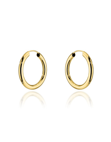 Kolczyki złote koła - 2cm super lekkie (Gramatura: 1.00)