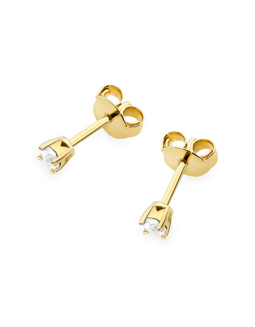 KOLCZYKI K0058 0,02CT