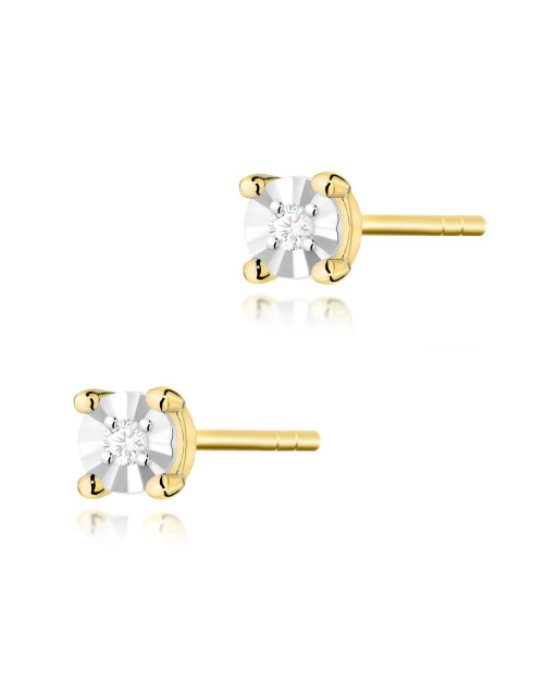 KOLCZYKI K0058 0,02CT