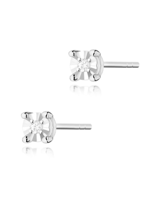 KOLCZYKI K0058 0,02CT