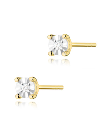 KOLCZYKI K0058 0,06CT