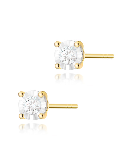 KOLCZYKI K0058 0,16CT