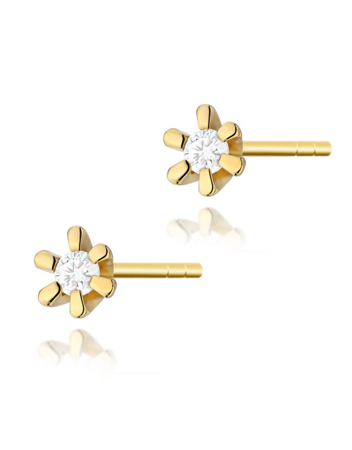 KOLCZYKI K0029 0,04CT