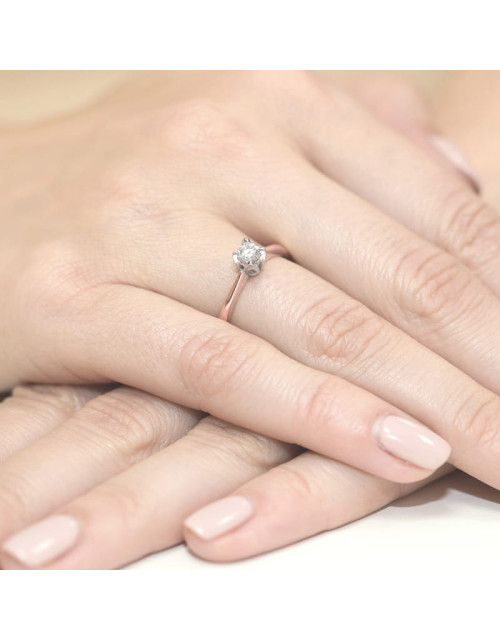 Pierscionek W047-0,10ct