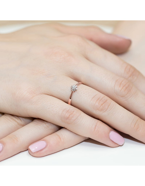 Pierscionek W053-0,10ct