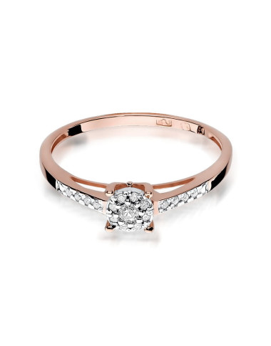 Pierscionek W055-0,12ct