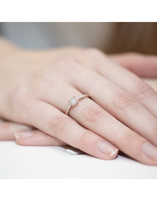 Pierscionek W055-0,12ct