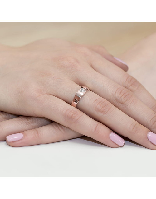 Pierscionek W064-0,03ct