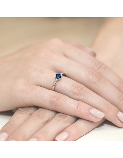 Pierscionek W0066-SZAFIR