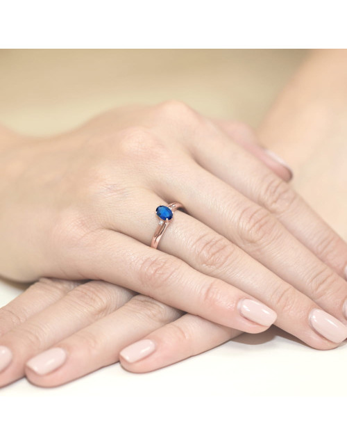 Pierscionek W0068-SZAFIR