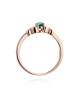 Pierścionek W414-SZMARAGD