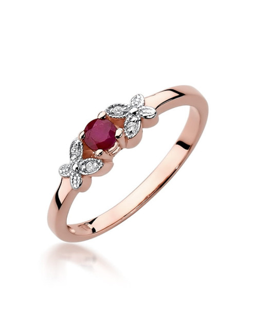 Pierścionek W0414-rubin