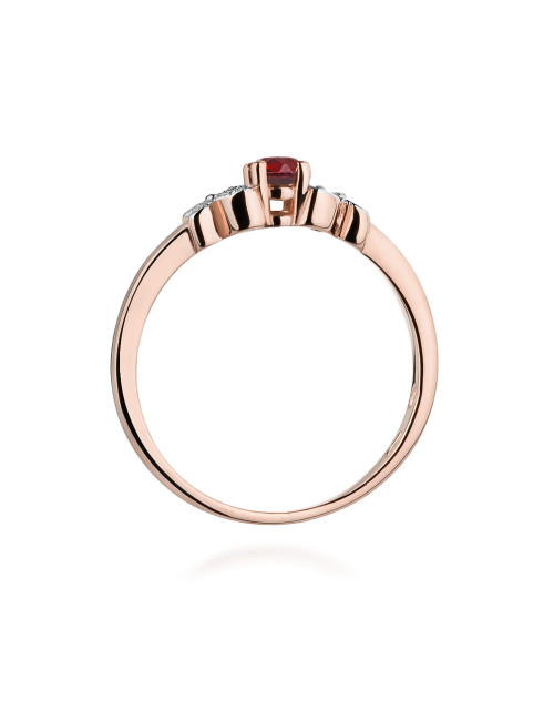 Pierścionek W0414-rubin
