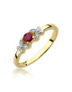 Pierścionek W0414-rubin