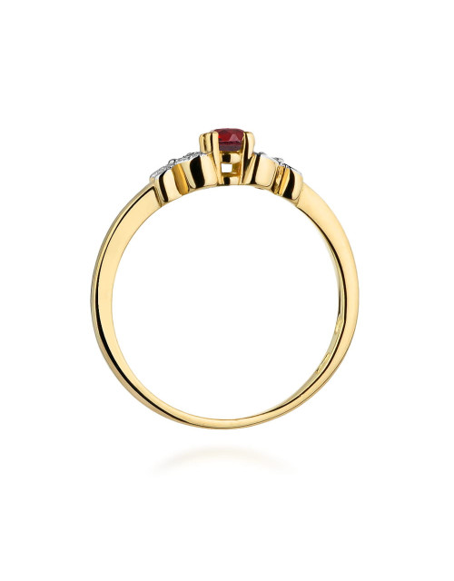 Pierścionek W0414-rubin