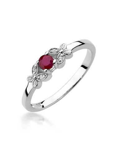 Pierścionek W0414-rubin