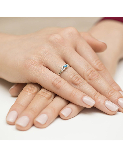 Pierścionek W0414-TOPAZ