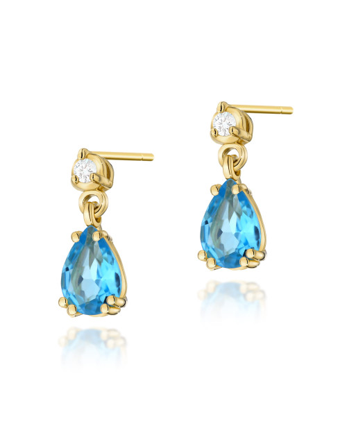 KOLCZYKI K0006 TOPAZ