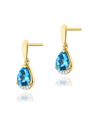 KOLCZYKI K0051 TOPAZ