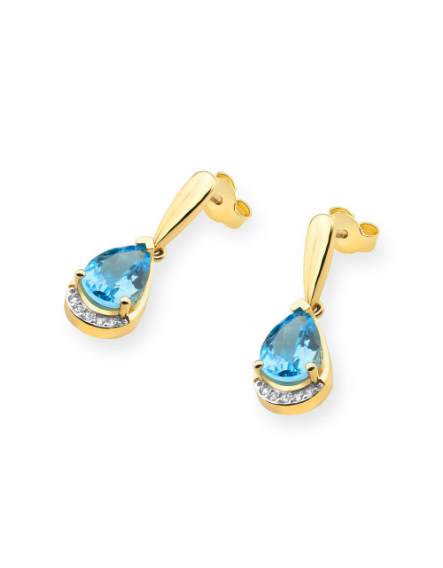 KOLCZYKI K0051 TOPAZ