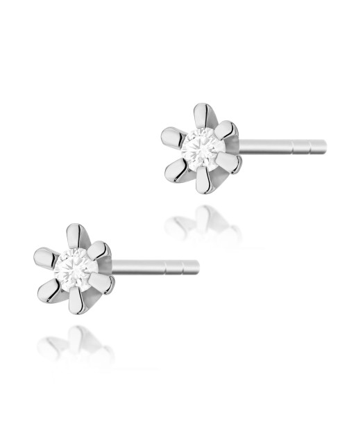 KOLCZYKI K0029 0,04CT