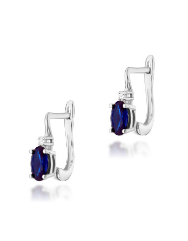 KOLCZYKI K0011B SZAFIR