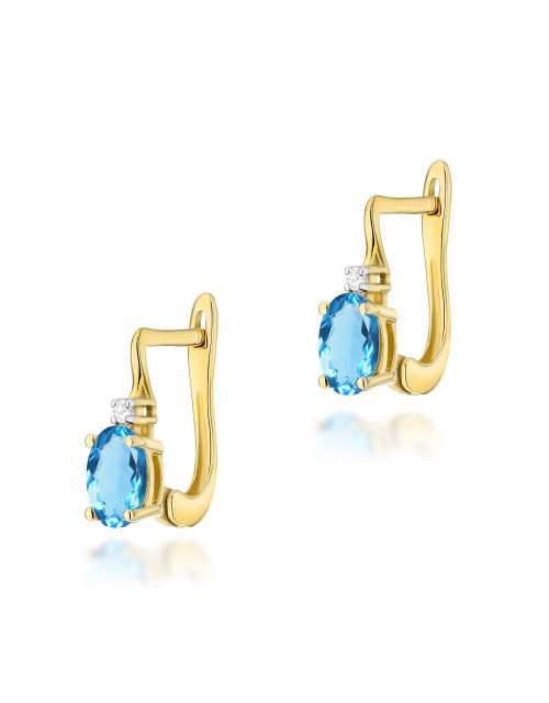 KOLCZYKI K0011 TOPAZ