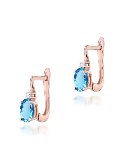 KOLCZYKI K0011 TOPAZ