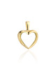 Zawieszka złota kontur serca mała (Gramatura: 0.41)