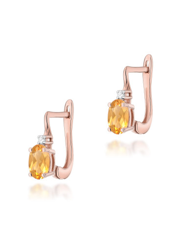 KOLCZYKI K0011R CYTRYN